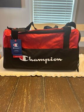 Champion Prologue Duffle Bag.  Red.  NWT